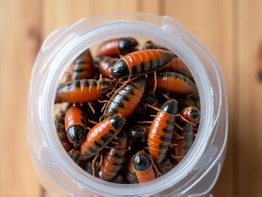 Live insects for insectivorous reptiles